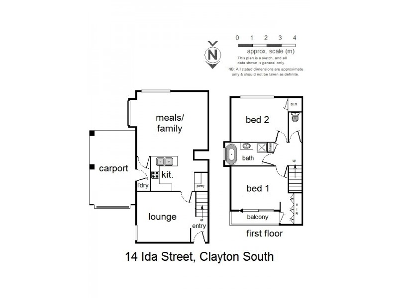 14 Ida Street, Clayton South VIC 3169 Floorplan