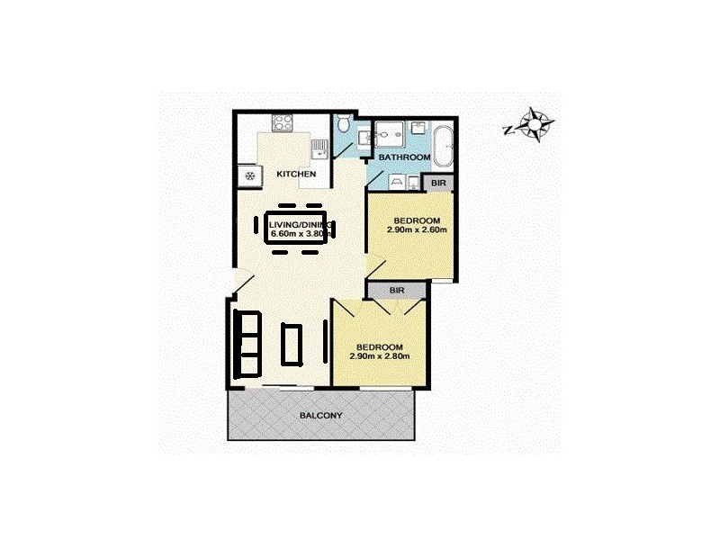 Apartment 14/61-63 Kanooka Grove, Clayton VIC 3168 Floorplan