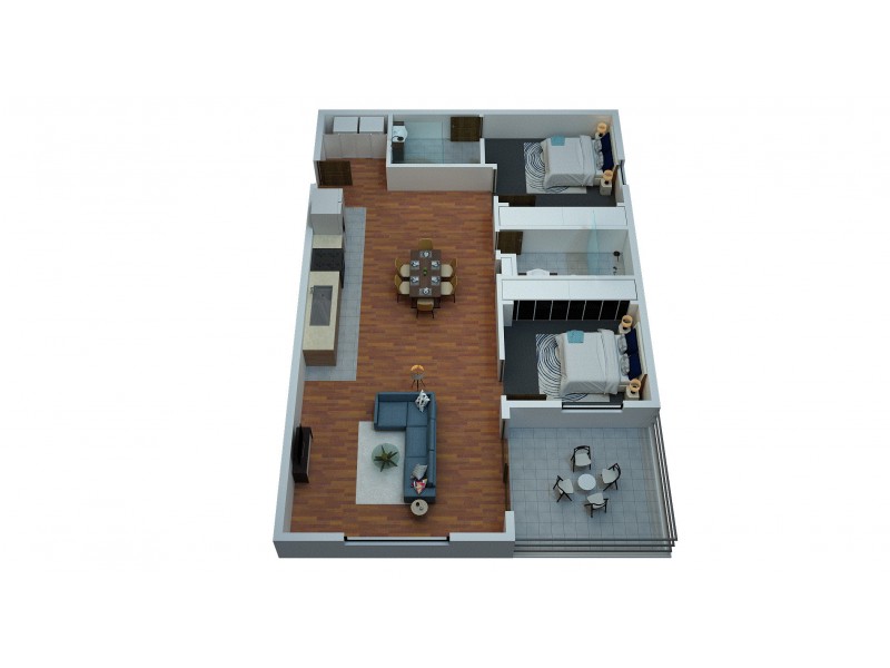 Apartment 101/1161 Nepean Highway, Highett VIC 3190 Floorplan