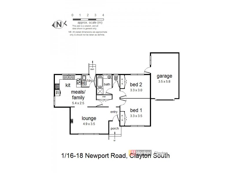 1/16-18 Newport Road, Clayton South VIC 3169 Floorplan