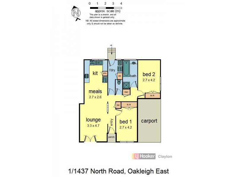1/1437 North Road, Oakleigh East VIC 3166 Floorplan