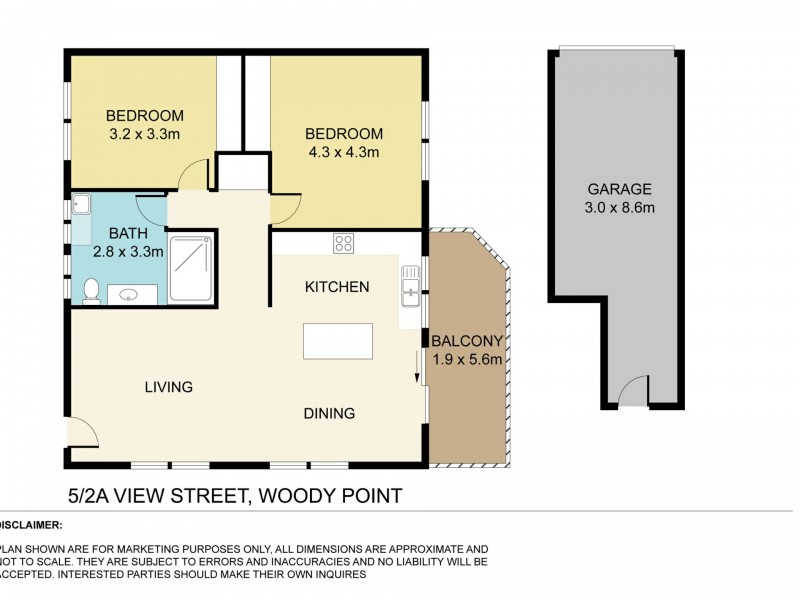 5/2A View Street, Woody Point QLD 4019