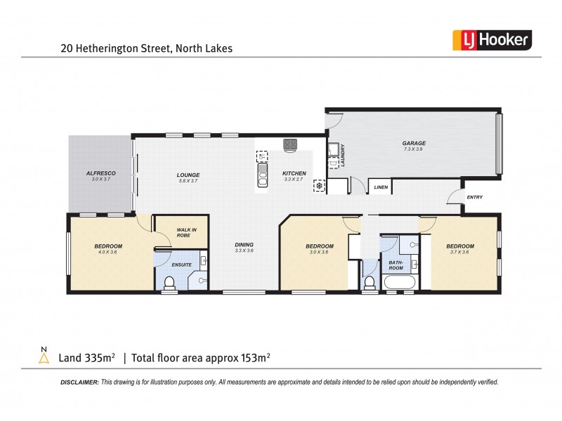 20 Hetherington Street, North Lakes QLD 4509 Floorplan
