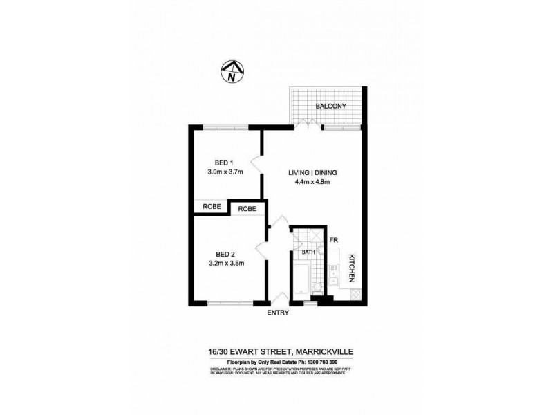 16/30 Ewart St, Marrickville NSW 2204