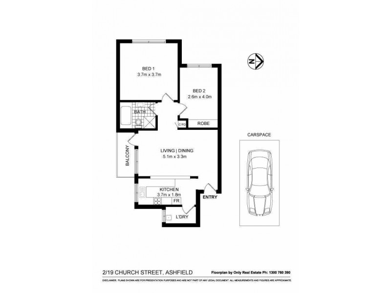 2/19 Church St, Ashfield NSW 2131