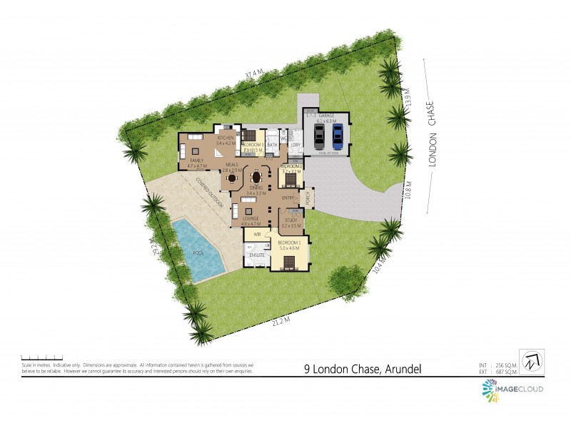 9 London Chase, Arundel QLD 4214 Floorplan