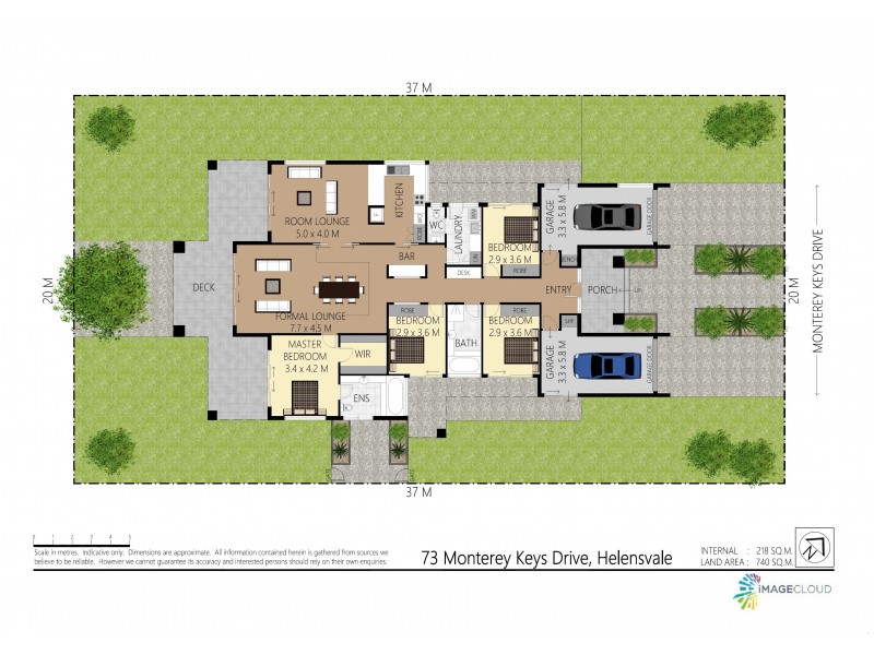 173 Monterey Keys Drive, Helensvale QLD 4212 Floorplan