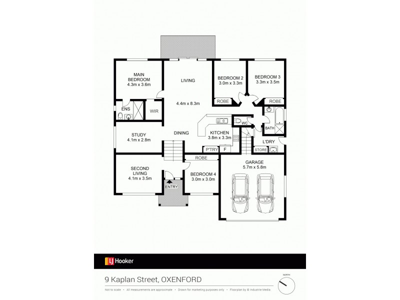 9 Kaplan Street, Oxenford QLD 4210 Floorplan