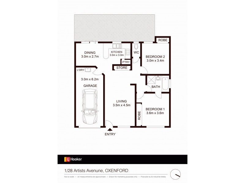 1/28 Artists Avenue, Oxenford QLD 4210 Floorplan