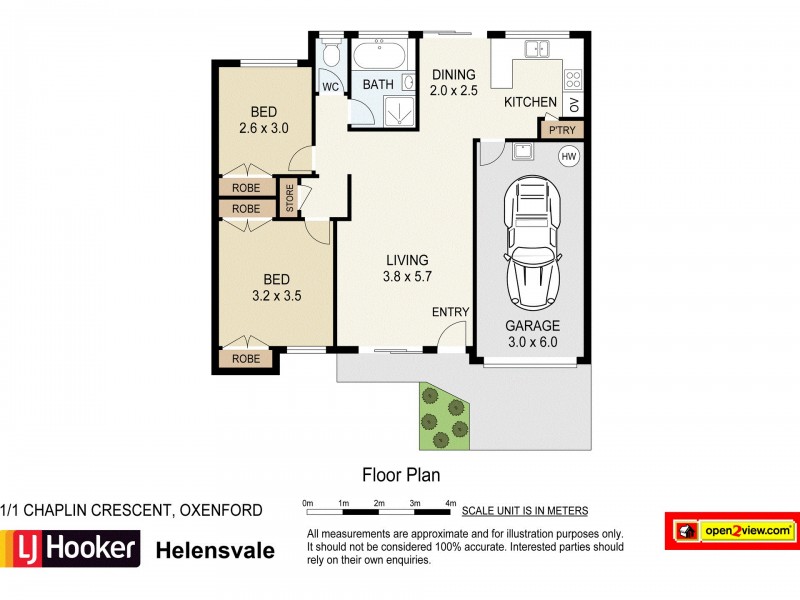 1/1 Chaplin Crescent, Oxenford QLD 4210 Floorplan