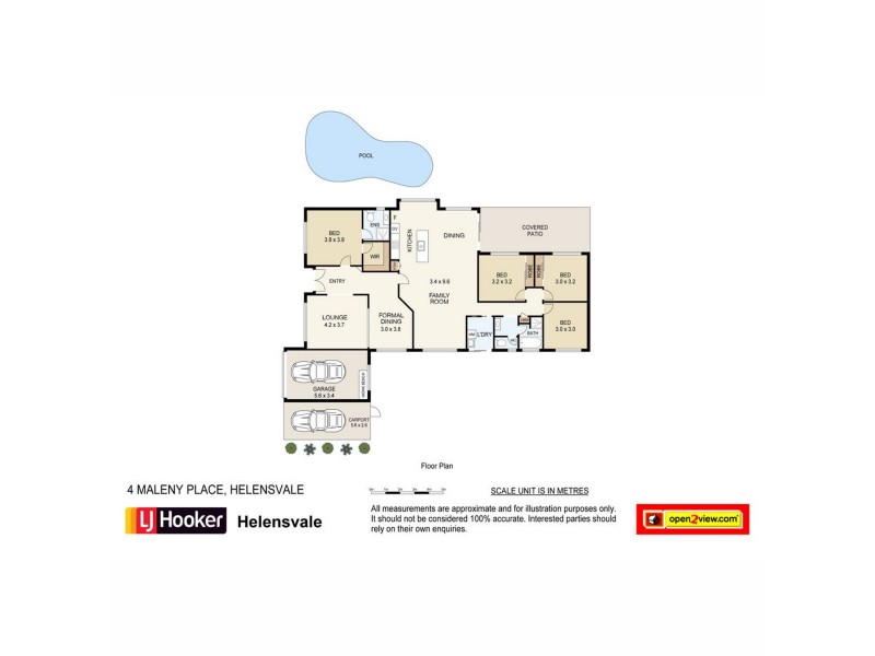4 Maleny Place, Helensvale QLD 4212 Floorplan