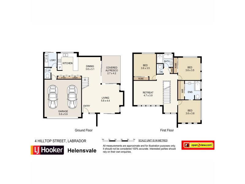 4 Hilltop Street, Labrador QLD 4215 Floorplan