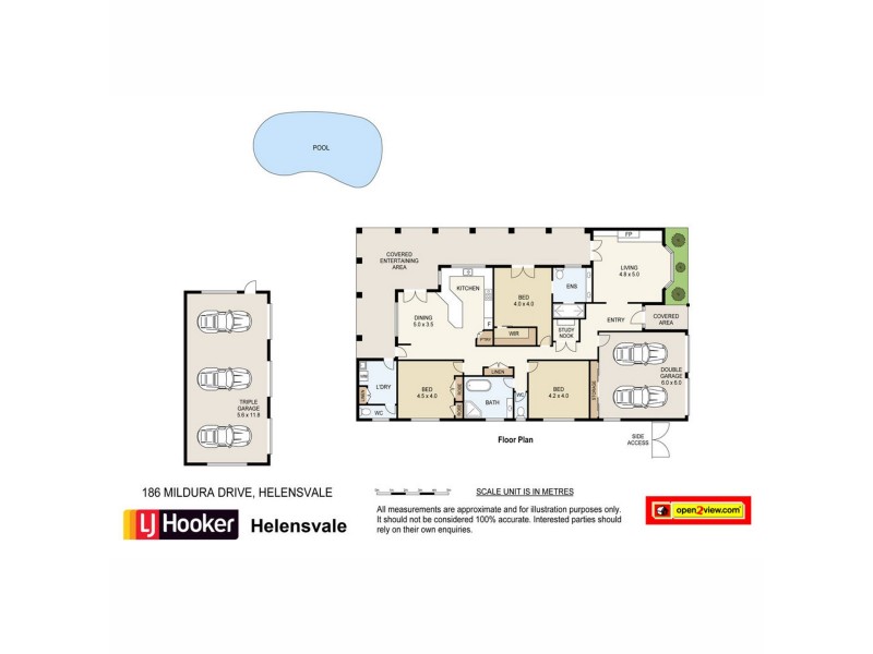186 Mildura Drive, Helensvale QLD 4212 Floorplan
