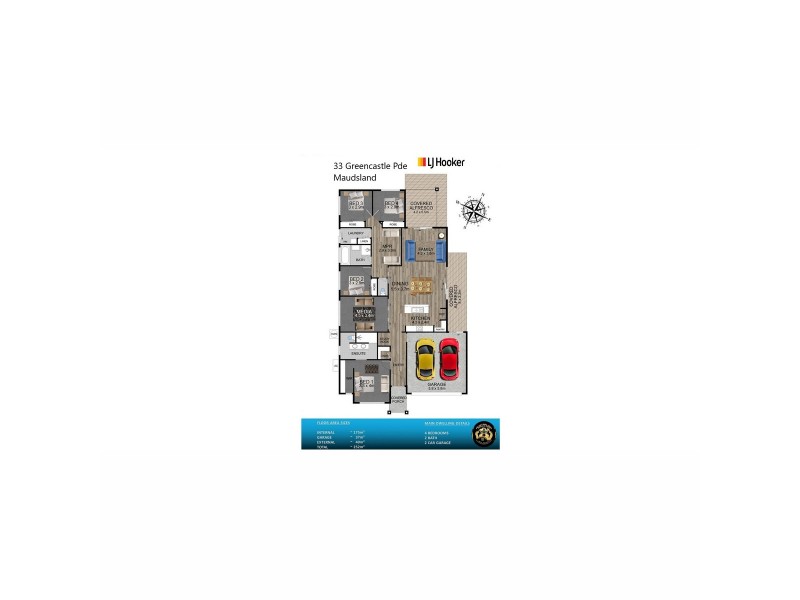 33 Greencastle Parade, Maudsland QLD 4210 Floorplan