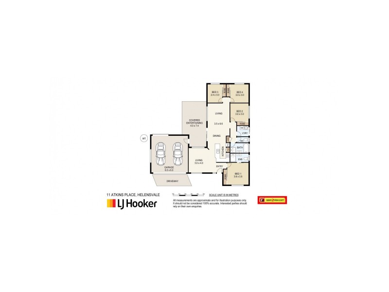 11 Atkins Place, Helensvale QLD 4212 Floorplan