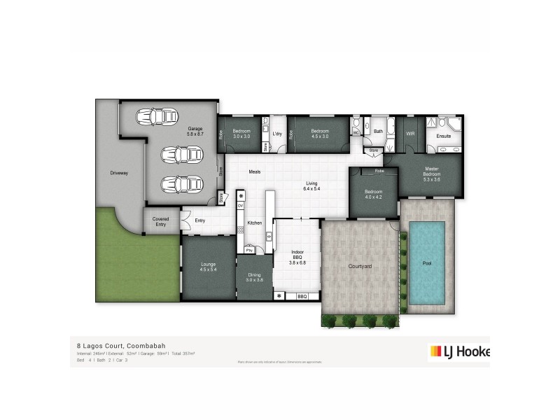 8 Lagos Court, Coombabah QLD 4216 Floorplan