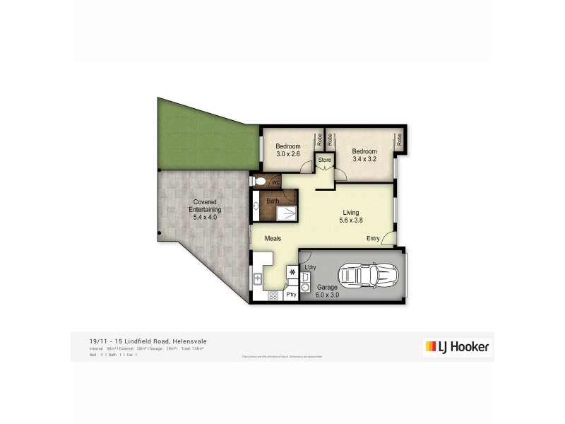 19/11-15 Lindfield Road, Helensvale QLD 4212 Floorplan