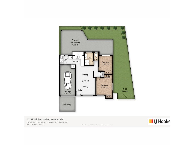 12/32-42 Mildura Drive, Helensvale QLD 4212 Floorplan