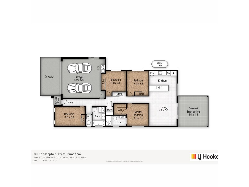 39 Christopher Street, Pimpama QLD 4209 Floorplan