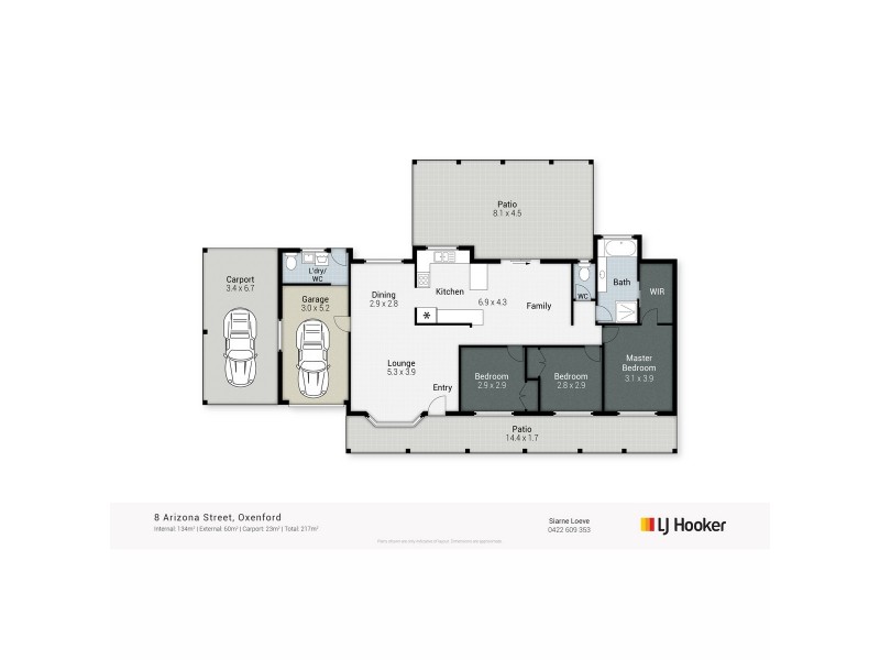 8 Arizona Street, Oxenford QLD 4210 Floorplan