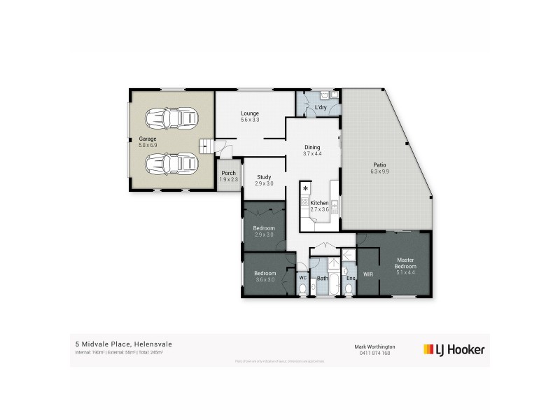 5 Midvale Place, Helensvale QLD 4212 Floorplan