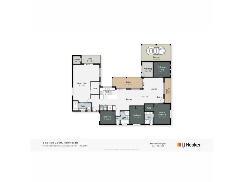 8 Gatton Court, Helensvale QLD 4212 Floorplan