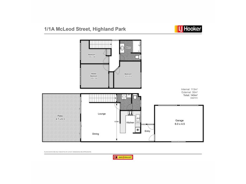 1/1A Mcleod Street, Highland Park QLD 4211 Floorplan