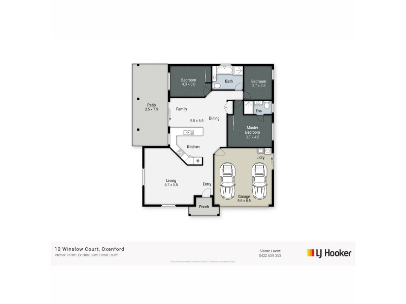 10 Winslow Court, Oxenford QLD 4210 Floorplan