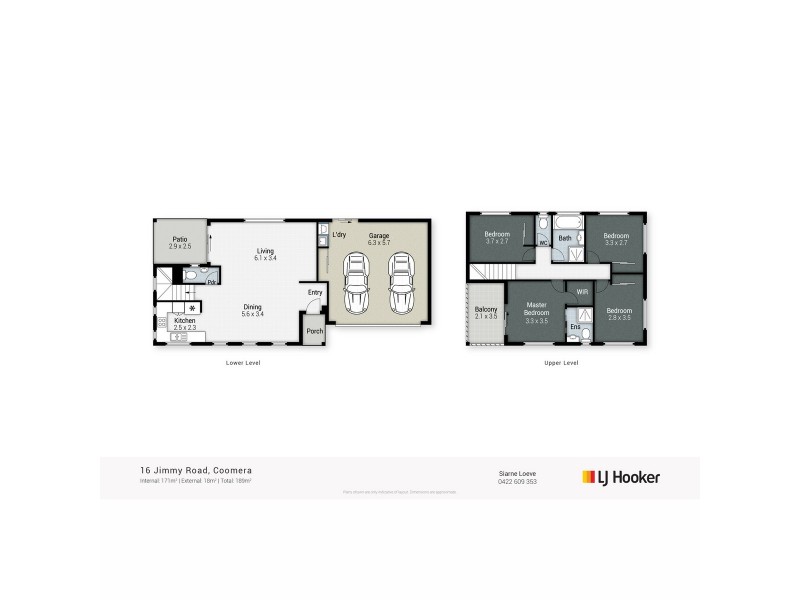 16 Jimmy Road, Coomera QLD 4209 Floorplan