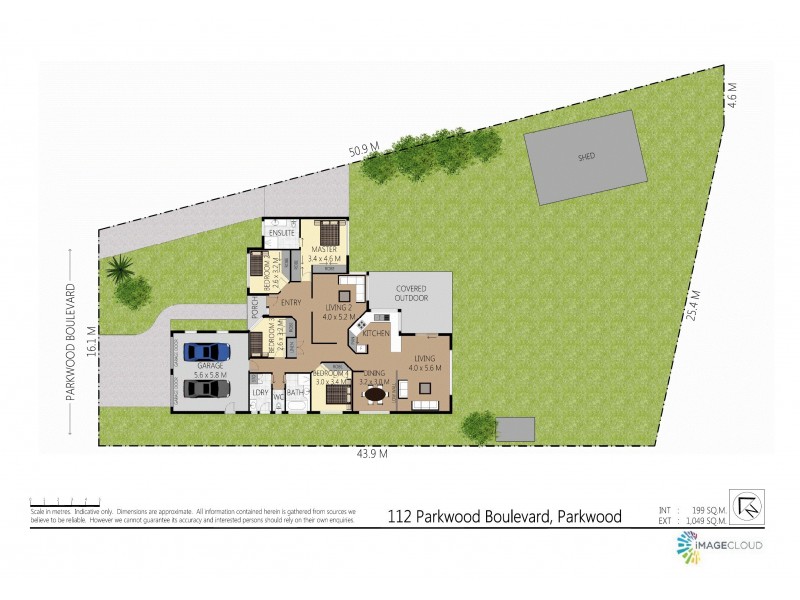 112 Parkwood Bvd, Parkwood QLD 4214 Floorplan