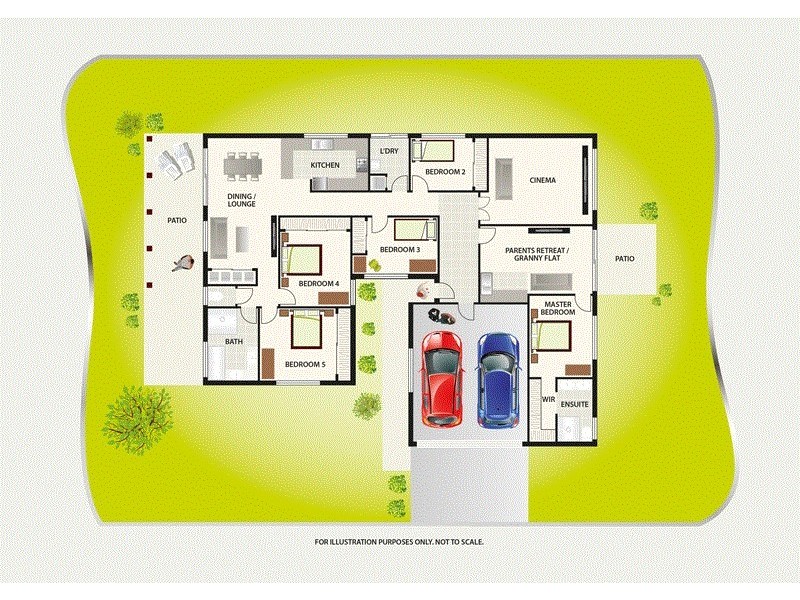 1 Elanda Place, Helensvale QLD 4212 Floorplan