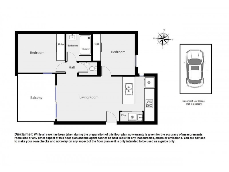 708/17 Lytton Road, East Brisbane QLD 4169 Floorplan