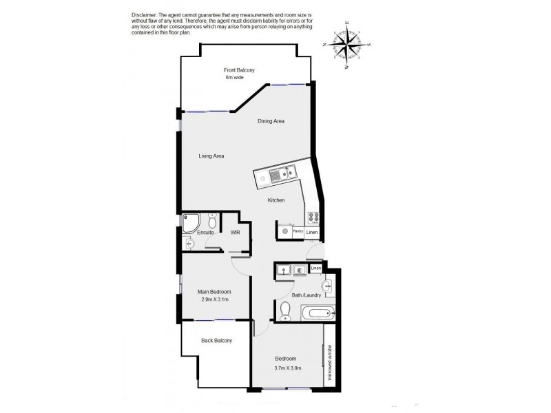 6/190 Wellington Road, East Brisbane QLD 4169 Floorplan