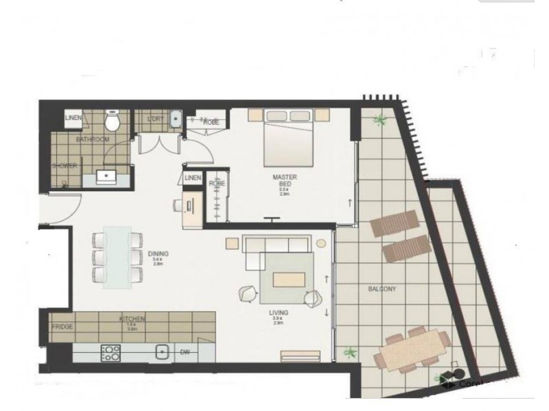 19/32 Agnes Street, Albion QLD 4010 Floorplan