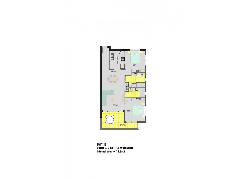 Level 3/18/64 Tenby Street, Mount Gravatt QLD 4122 Floorplan