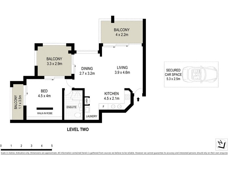9/153 Lambert Street, Kangaroo Point QLD 4169 Floorplan