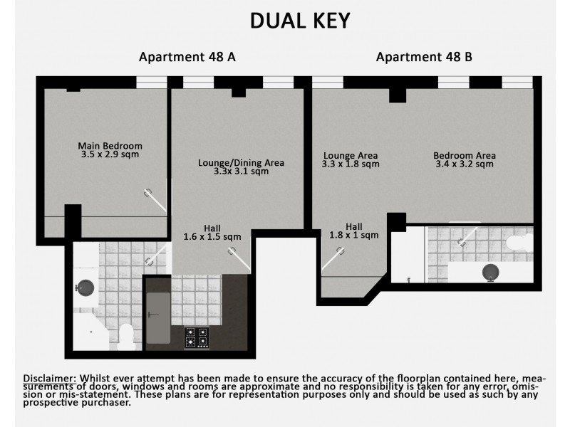 48/289 Queen Street, Brisbane QLD 4000 Floorplan