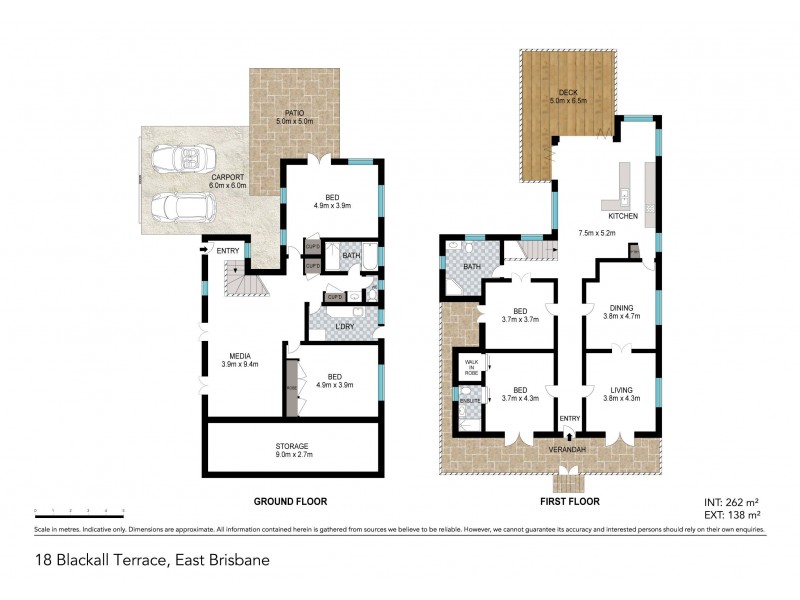 18 Blackall Terrace, East Brisbane QLD 4169 Floorplan