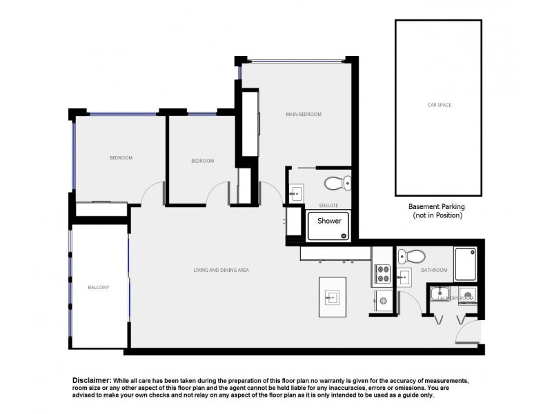 703/55 Railway Terrace, Milton QLD 4064 Floorplan
