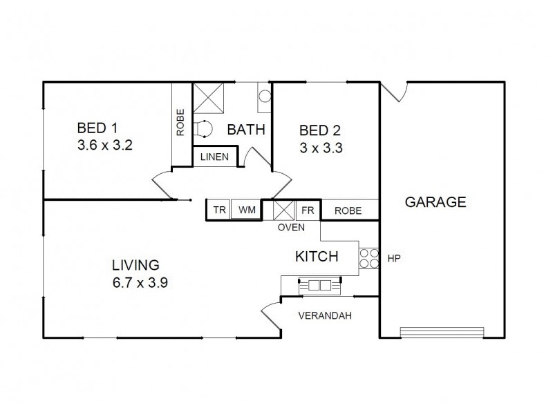 Unit 1/35 Nixon Street, Benalla VIC 3672 Floorplan
