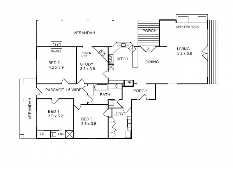 15 Arundel Street, Benalla VIC 3672 Floorplan