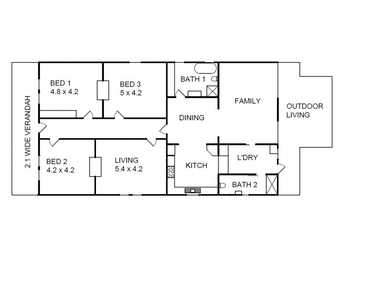 27 Barkly Street, Benalla VIC 3672 Floorplan