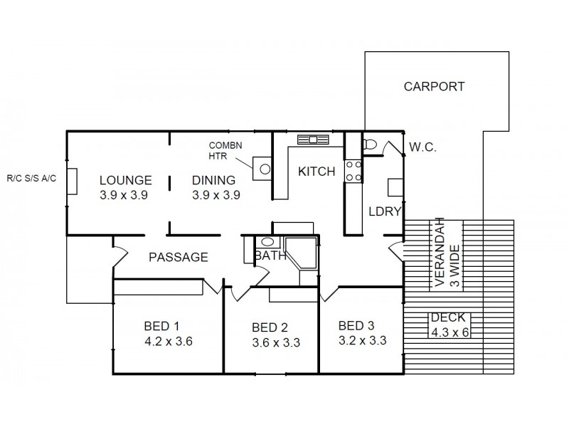 24 Tomkins Parade, Benalla VIC 3672 Floorplan