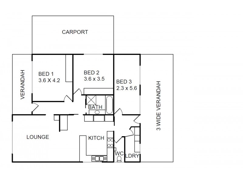 Benalla VIC 3672 Floorplan