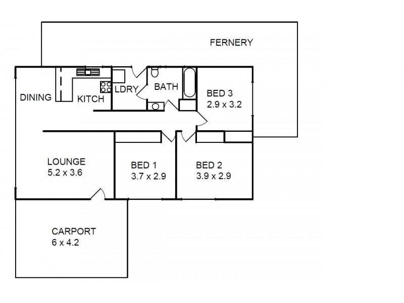 26 William Street South, Benalla VIC 3672 Floorplan