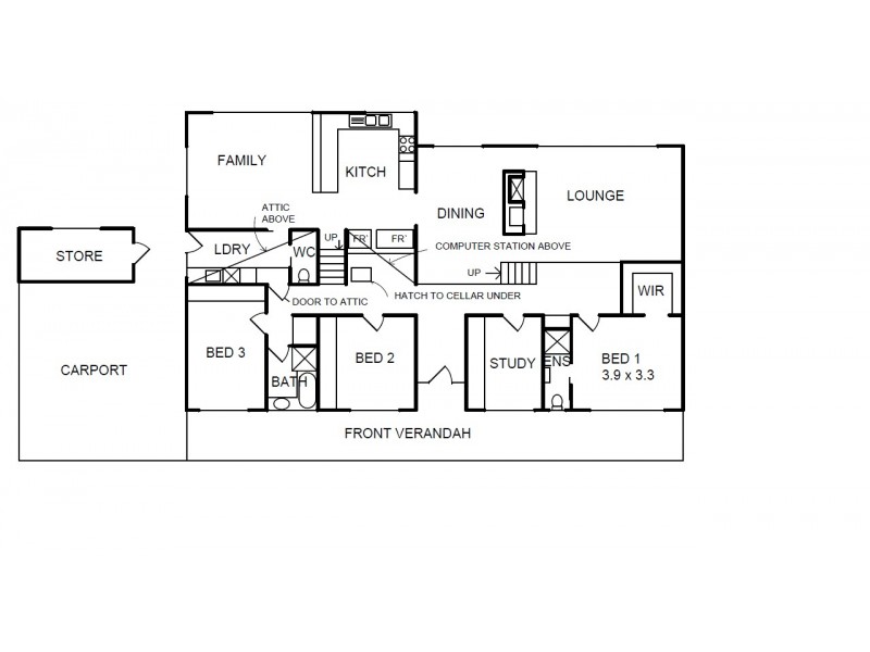 33 Goulding Close, Benalla VIC 3672 Floorplan