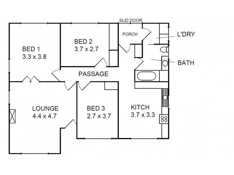 18 Meadows Avenue, Benalla VIC 3672 Floorplan
