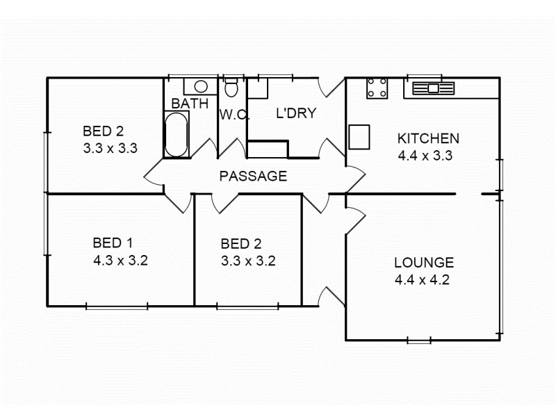 10 William Street South, Benalla VIC 3672 Floorplan