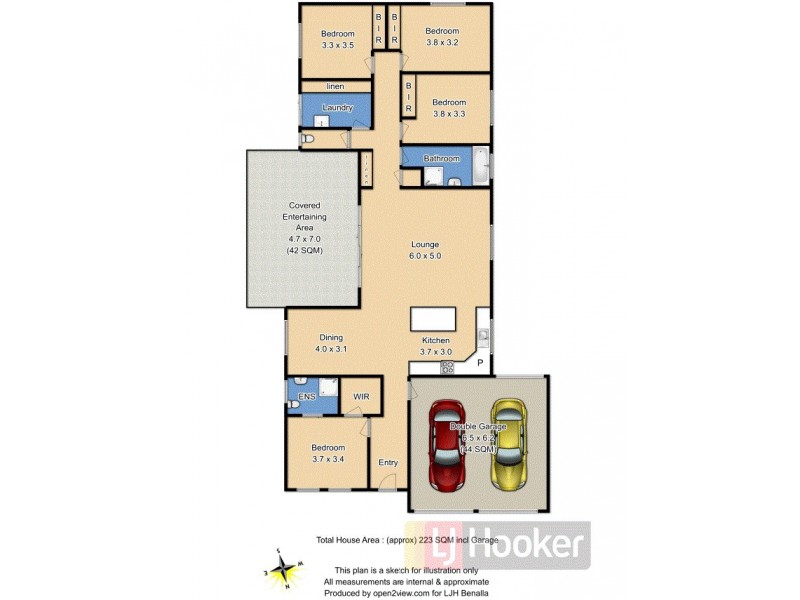 71 Cowan St, Benalla VIC 3672 Floorplan