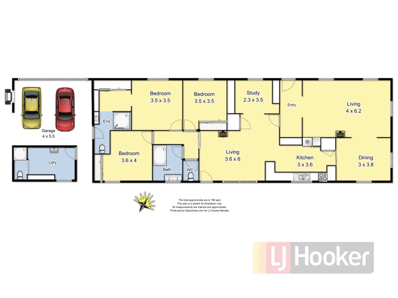 14 Killena Avenue, Benalla VIC 3672 Floorplan